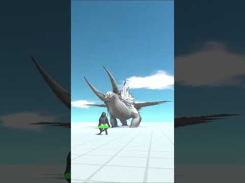 ARBS Shorts｜ Bewilderbeast vs Poojectile Gorilla #animalrevoltbattlesimulator #arbsshorts