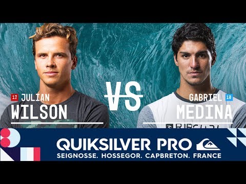 Gabriel Medina vs. Julian Wilson - Semifinals, Heat 2 - Quiksilver Pro France 2018