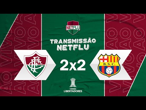 FLUMINENSE 2 X 2 BARCELONA (EQU) - LIBERTADORES 2021 - TRANSMISSÃO AO VIVO