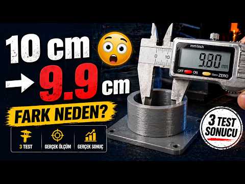 3D Yazıcıda Ölçüler Neden Tam Tutmaz? (3 Test Sonucu)