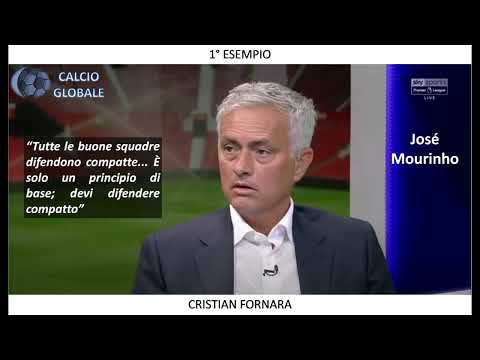 José Mourinho - Principi di gioco/sistemi tattici - Fasi del gioco