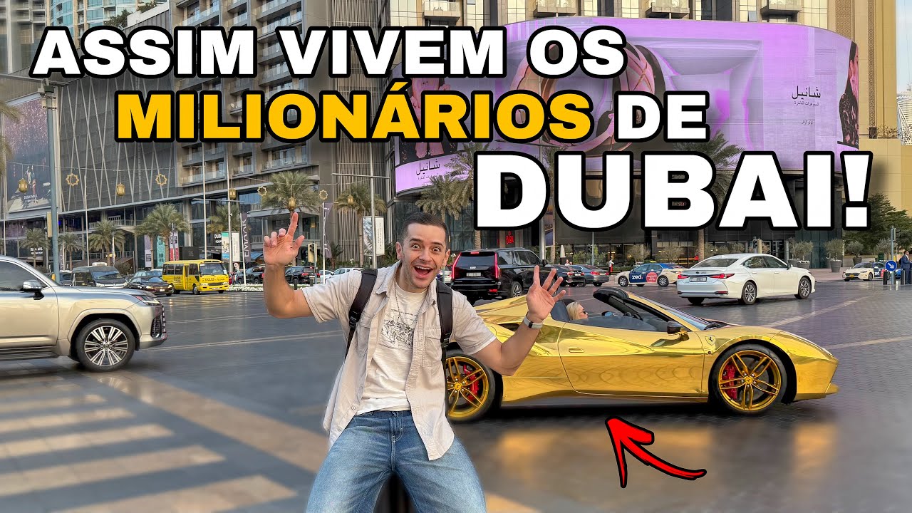 Dubai é realmente tão rica quanto falam!? Visitei um bairro de milionários e veja o que encontrei 🤑