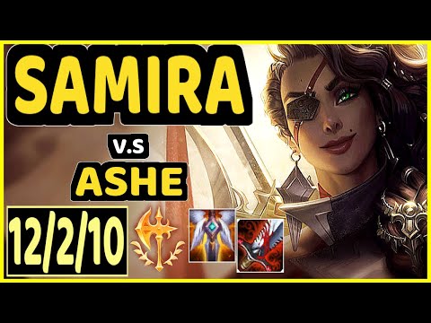 JAVAAA (SAMIRA) vs ASHE - 12/2/10 KDA BOTTOM ADC GAMEPLAY - EUW Ranked GRANDMASTER