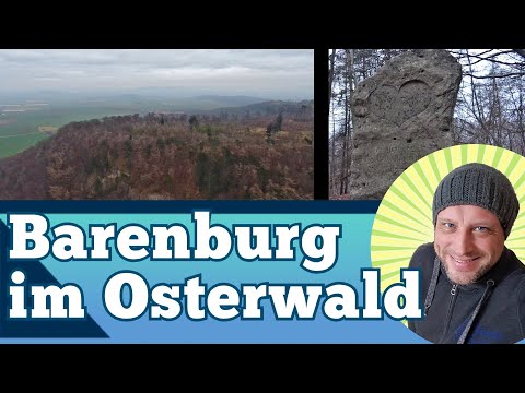 Barenburg im Osterwald von oben - Wanderung Kloster Wülfinghausen - Königskanzel - Steinernes Herz
