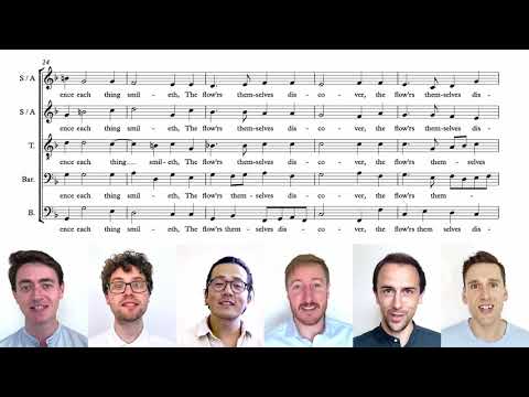 Sing along with The King's Singers: All creatures now are merry-minded