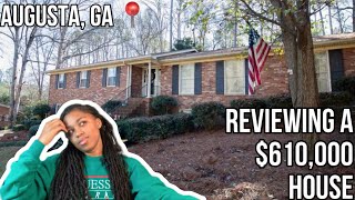 REVIEWING A $610,000 HOUSE IN AUGUSTA, GA | ZILLOW | $30,000 PRICE DROP