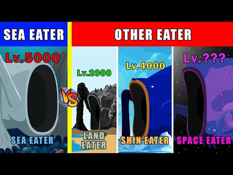 Sea Eater vs Other Eaters Level Challenge | Monster Animation