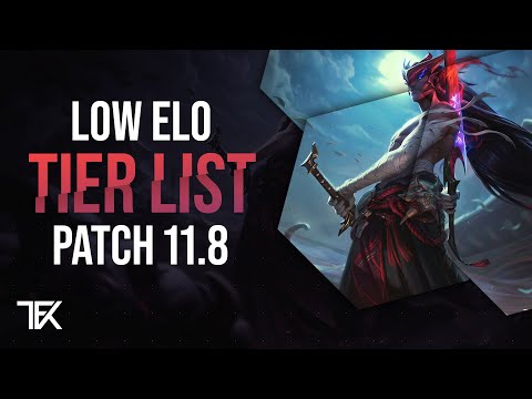 Low Elo Tier List | Patch 11.8 | german | TFK