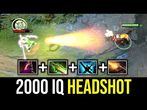 2000 IQ HEADSHOT..!! Trending Meta + 100% Magic Shot Sniper 7.21c | Dota 2