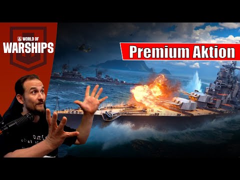 World of Warships - Premium Aktion, Gratis Schiff und Mehr! WoWs #Werbung
