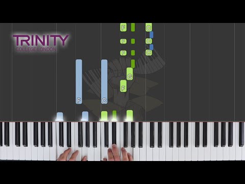 Stealth Mode / TRINITY Piano Grade 1 2021-2023 / Synthesia Piano tutorial