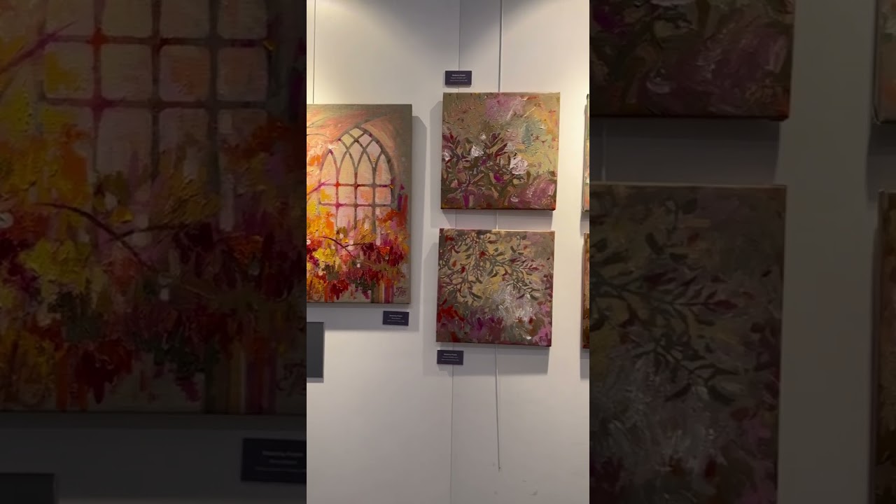 My paintings at Artcontact Istanbul Art Fair