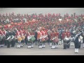 Indian Martial Bands Play Sare Jahan Se Acha Hindustan Hamara Beating Retreat Ceremony Delhi