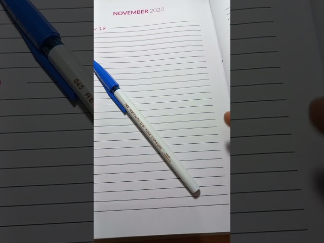 Vídeo relacionado con Set of 10 Reynolds 045 fine carbure Non smudge ball Point pens BLUE by Reynolds
