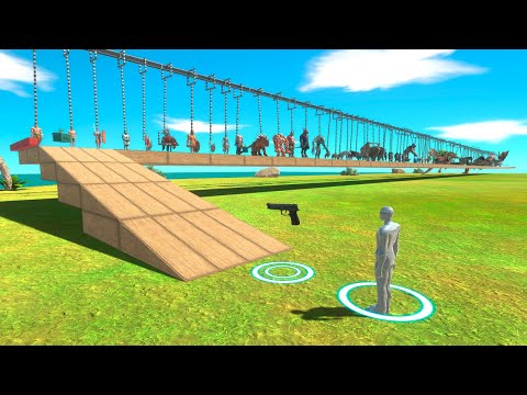 Handgun vs Every Unit on Chain - Animal Revolt Battle Simulator