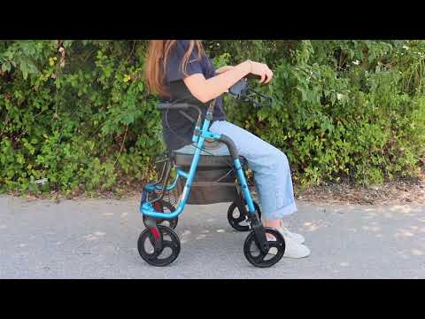 Rollator Walker Wheelchair | Andador para Ancianos con Silla | KMINA