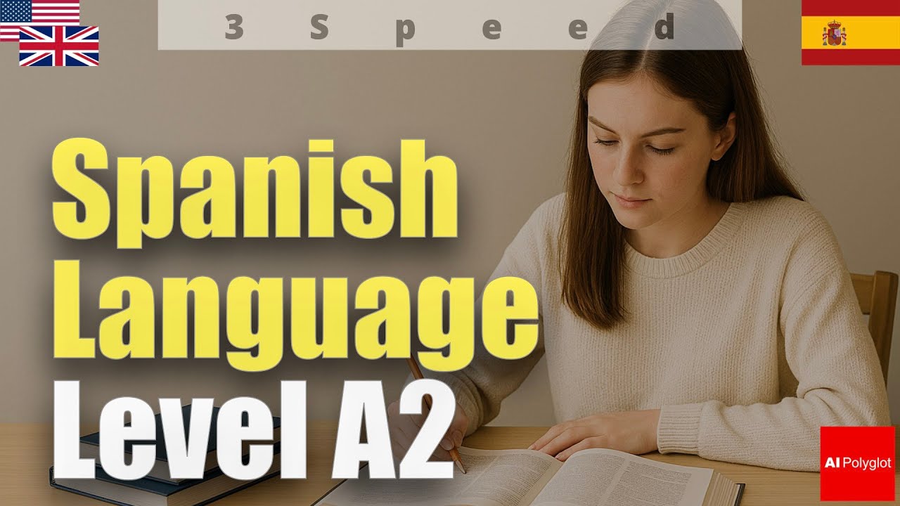 [3speed] Spanish Language Level A2 | Passive listening | Must-Know | with hiragana episode artwork