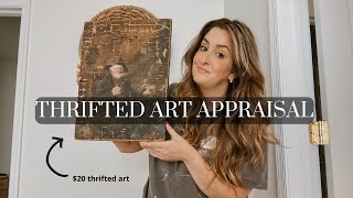 Thrifted Art Appraisal | Update on a Painting I Thrifted