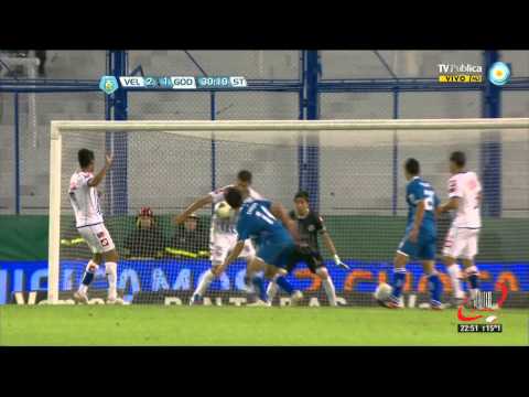 SEGUNDO GOL DE FERREYRA - VELEZ 2 GODOY CRUZ 1 (09 11 2012)