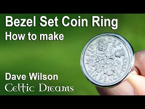 How to make a Sixpence Coin Ring with Bezel Setting