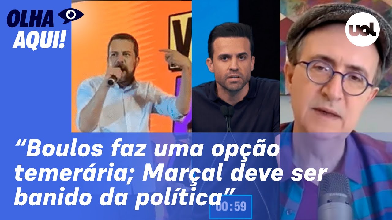 Reinaldo Azevedo: Boulos faz opção temerária ao aceitar sabatina; Marçal deve ser banido da política