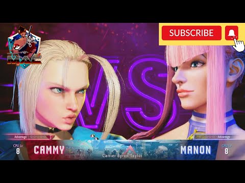 CAMMY VS MANON STREET FIGHTER 6 GAMEPLAY