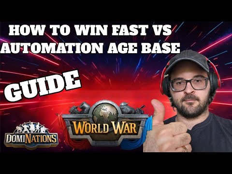 GUIDE How to win FAST vs lvl 430 Automation Age base (World War) Mortars, Artillery and Transports