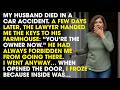 After my husband's funeral, I visited his forbidden farmhouse—what I saw there completely froze me..