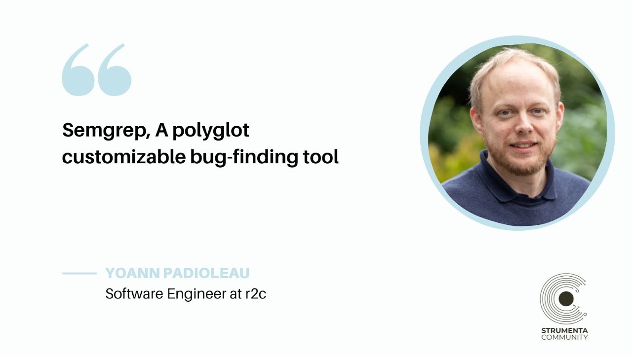 Virtual Meetup with Yoann Padioleau 