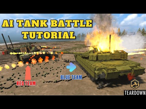 📖 How to Make AI Tank Battles in Teardown ? ( With TABS mod ) – Full Tutorial