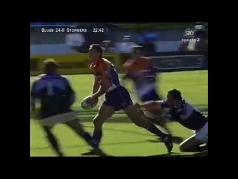 Pieter Rossouw horrific loopy pass vs Auckland Blues 1998