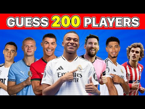 INDOVINA 200 GIOCATORI DI CALCIO IN 3 SECONDI ⚽️ QUIZ DI CALCIO 2024