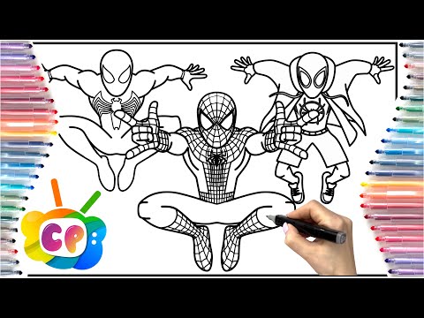 Spider-man coloring pages/Spider-man 3 versions/ Elektronomia - Collide [NCS Release]