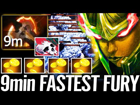🔥 9min Fastest Fury — 100% NEW Record Phantom Assassin WTF Farm by IG Flyfly Dota 2 Pro Carry Guide