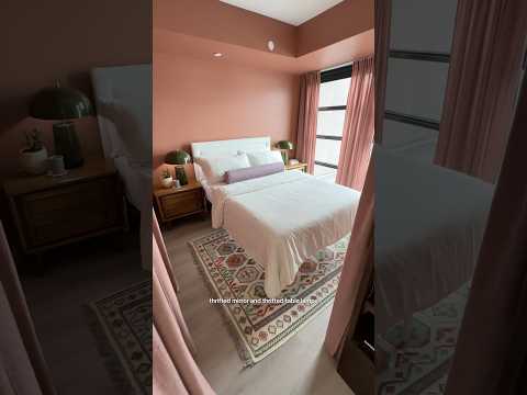 EXTREME cozy bedroom makeover😍🌸 #roommakeover #interiordesign #diy