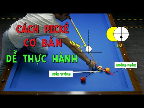 Hướng dẫn cách pique bida cơ bản, dễ thực hành | Hows to pique in Billiards