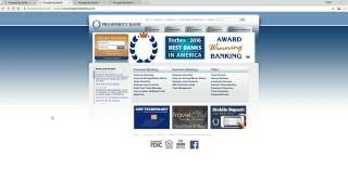 Prosperity Bank Online Banking Login Tutorial