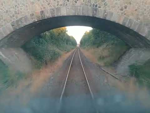 En cabine sur la ligne SNCF entre Guéret et Limoges