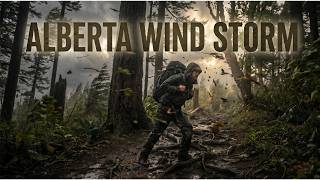 When the Wind Hits Hard: Alberta Forest Twisted and Trees Bent to the Breaking Point