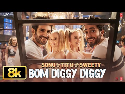 Bom Diggy Diggy 8K Video | Zack Knight | Kartik A | Sunny S | Jasmin Walia | Sonu Ke Titu Ki Sweety
