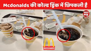 सावधान! McDonalds की कोल्ड ड्रिंक में छिपकली है