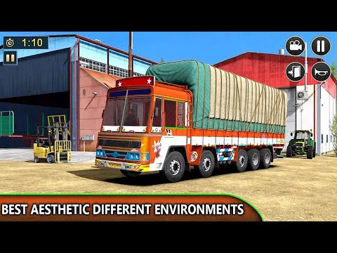 OFFROAD CARGO TRUCK DRIVING 3D | TRUCK SIMULATOR GAMEPLAY
