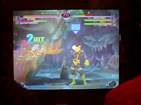 Anime Expo 2008 Day 3 - Marvel vs Capcom 2: Storm, Sentinal, Commando vs Cable, Sentinal, Cyclops