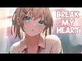 Nightcore Break My Heart 1 Hour