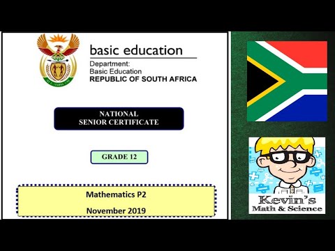 Grade 12 Maths paper 2 november 2019