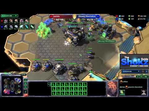 TvZ Defending 2 Base Roach Bane All-in