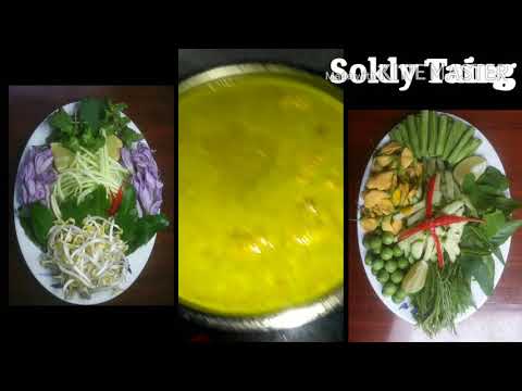 Cambodia rice noodle ( Khmer called that Nom banh chok)