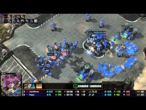 Snute vs Happy G1 - Go4Sc2 Montly Finals May