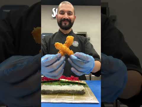 Tempura Shrimp Sushi Roll || Fried Shrimp Nori Maki by Sushi Man Santosh