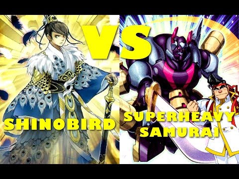 Real Life Yugioh - SHINOBIRD vs SUPERHEAVY SAMURAI | February 2017 Scrub League
